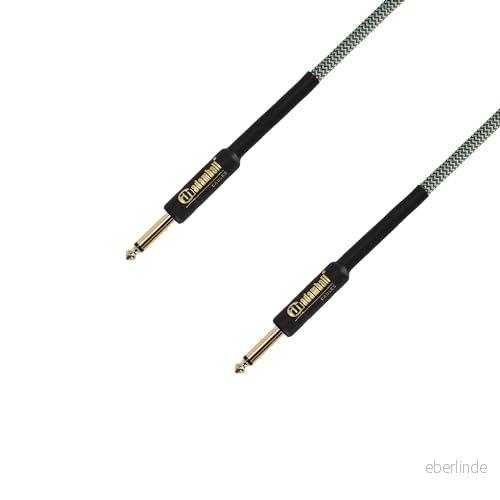 Adam Hall Cables 4 Star instrumentkabel nylonrock teleskop TS, grön, 9 m 4049521903533