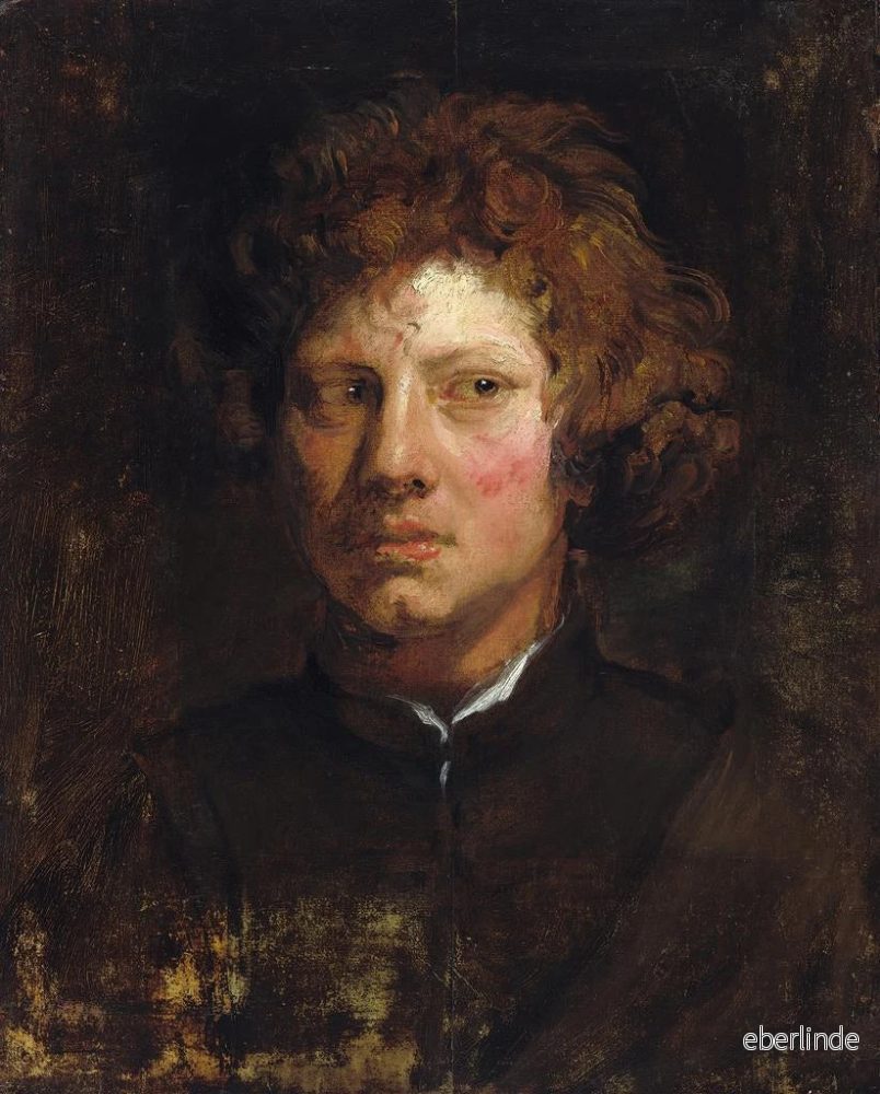 Målning Tête d'un jeune homme - Antoine van Dyck | Konsttryck - Bild 2