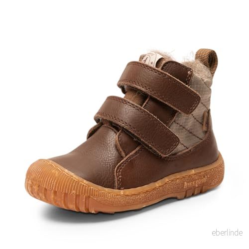 Bisgaard Helton TEX Unisex Läragåskor för barn, Storlek: 21, Brown Skinn och textil 5715243712034