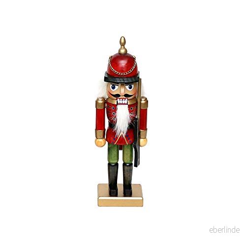 Dekohjälte24 Vacker nötknäppare soldat, i rött, ca 26 cm 4250905142565