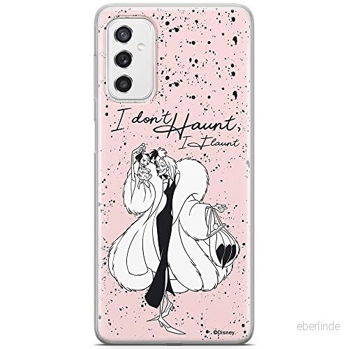 ERT GROUP mobiltelefonfodral för Samsung M52 5G originalt och officiellt licensierat Disney mönster Cruella and Puppy 001 anpassad till formen på mobiltelefonen, fodral tillverkad av TPU plast 5904805494925