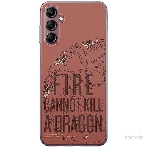 ERT GROUP mobiltelefonfodral för Samsung A14 4G/5G originalt och officiellt licensierat Game of Thrones mönster 015 optimalt anpassad till formen på mobiltelefonen, fodral tillverkad av TPU plast 5905511835309