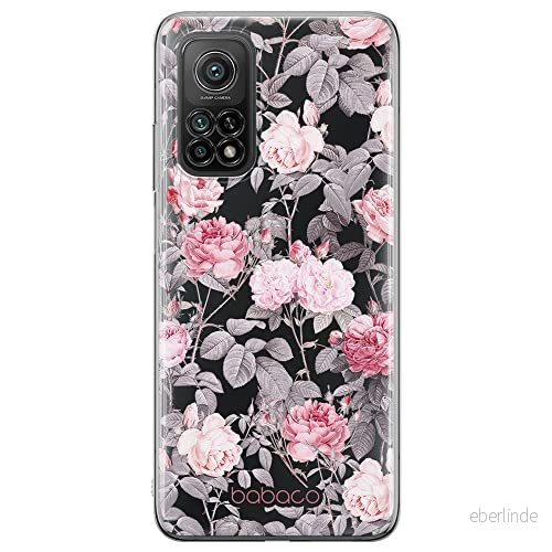 ERT GROUP mobiltelefonfodral för Xiaomi Redmi Note 11T 5G/11S 5G/POCO M4 Pro 5G originalt och officiellt licensierat Babaco mönster Flowers 054, gedeeltelijk transparant 5905131355270