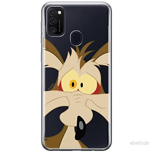 ERT GROUP mobiltelefonfodral för Samsung M21 originalt och officiellt licensierat Looney Tunes mönster Coyote 001 optimalt anpassad till formen på mobiltelefonen, gedeeltelijk transparant 5903040484203