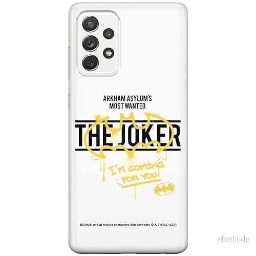 ERT GROUP mobiltelefonfodral för Samsung A73 5G originalt och officiellt licensierat DC mönster Batman & Joker 006 optimalt anpassad till formen på mobiltelefonen, fodral tillverkad av TPU plast 5905795060466