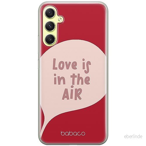 ERT GROUP mobiltelefonfodral för Samsung A34 5G originalt och officiellt licensierat Babaco mönster Love is in the air 001 anpassad till formen på mobiltelefonen, fodral tillverkad av TPU plast 5905511780586