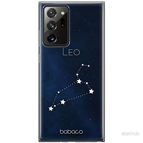 ERT GROUP mobiltelefonfodral för Samsung GALAXY NOTE 20 ULTRA originalt och officiellt licensierat Babaco mönster Zodiac Constellation 005, fodral tillverkad av TPU plast 5903040364451