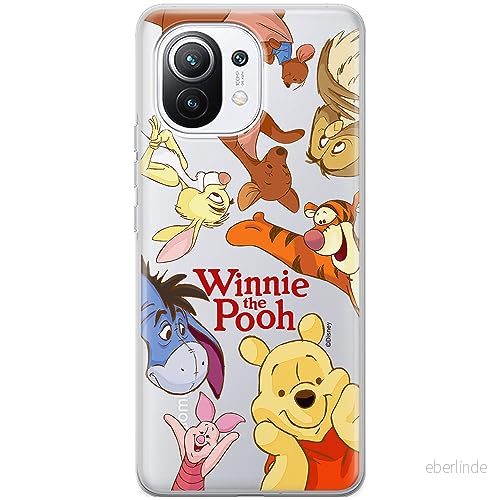 ERT GROUP mobiltelefonfodral för Xiaomi 11 originalt och officiellt licensierat Disney mönster Winnie the Pooh & Friends 046 optimalt anpassad till formen på mobiltelefonen, gedeeltelijk transparant 5905795043797