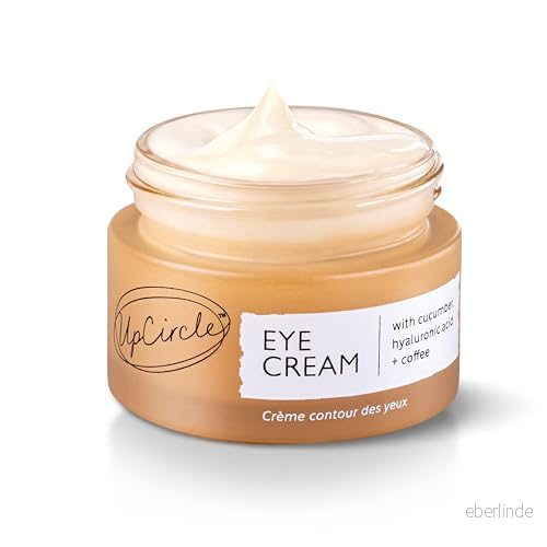 UpCircle Ögoncreme - Med Gurka, Hyaluronsyra och Kaffe - 15 ml 5060571721150