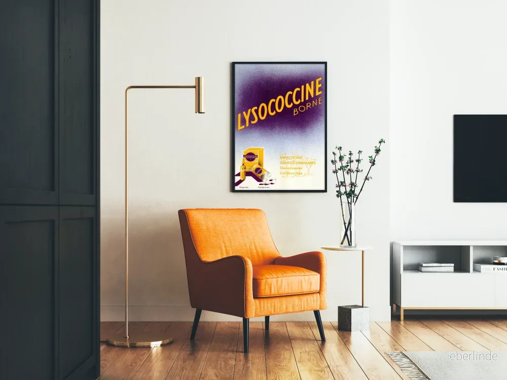 Vintageposter Lysococcine Borne för medicinsk väggdekoration - Bild 2
