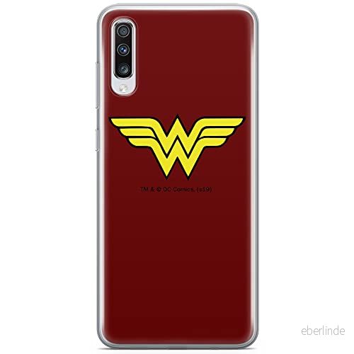 ERT GROUP mobiltelefonfodral för Samsung A70 originalt och officiellt licensierat DC mönster Wonder Woman 005 optimalt anpassad till formen på mobiltelefonen, fodral tillverkad av TPU plast 5902980473476
