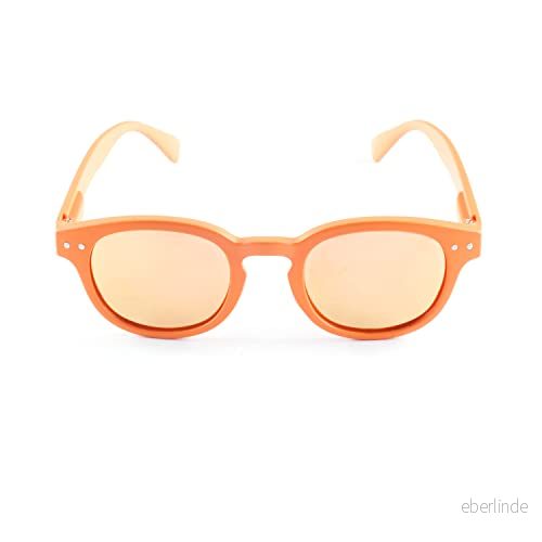 Contacta Sun Junior orange solglasögon för barn med polariserade linser säker blå röd mikrofiber glasögonväska 18 g 8054529512553