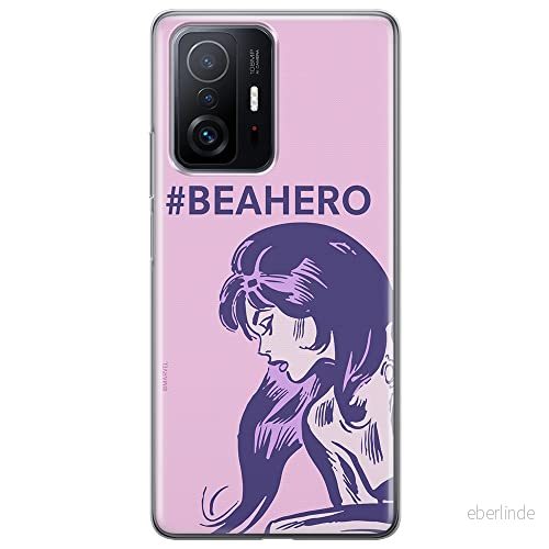 ERT GROUP mobiltelefonfodral för Xiaomi 11T 5G / PRO originalt och officiellt licensierat Marvel mönster Black Widow 004 anpassad till formen på mobiltelefonen, fodral tillverkad av TPU plast 5904805554162