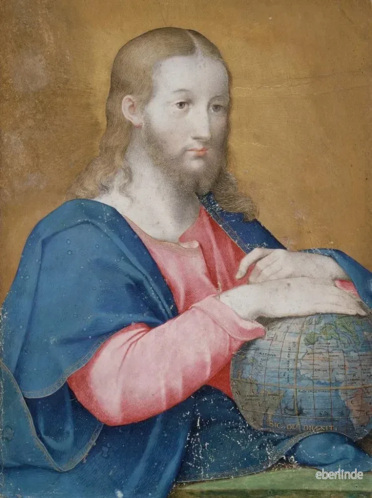 Målning Portrait du Christ - Anonym | Konsttryck - Bild 2