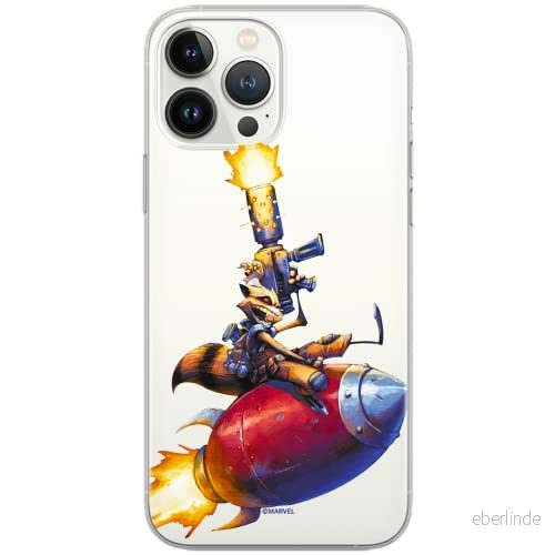 ERT GROUP mobiltelefonfodral för Samsung S21 PLUS originalt och officiellt licensierat Marvel mönster Rocket 007 optimalt anpassad till formen på mobiltelefonen, gedeeltelijk transparant 5903932378443