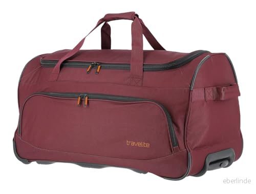 Travelite Basics Fresh resväska med hjul, 71 cm, Bordeaux, hjul 4027002084346