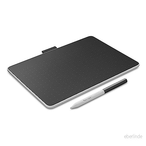 Pennplattan Wacom One S inkl batterifri EMR penna, Bluetooth anslutning, för Windows, Mac, Chromebook och Android, perfekt kreativa nybörjare, digitalt ritande vardagliga kontorsuppgifter 4949268623377