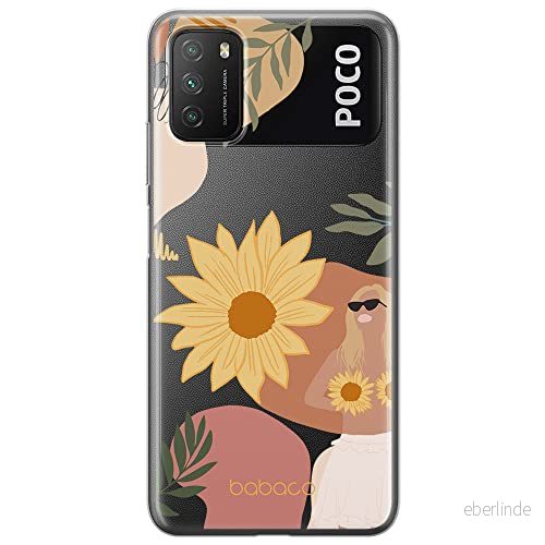 ERT GROUP mobiltelefonfodral för Xiaomi REDMI 9T originalt och officiellt licensierat Babaco mönster Flowers 015 optimalt anpassad till formen på mobiltelefonen, gedeeltelijk transparant 5904805601187