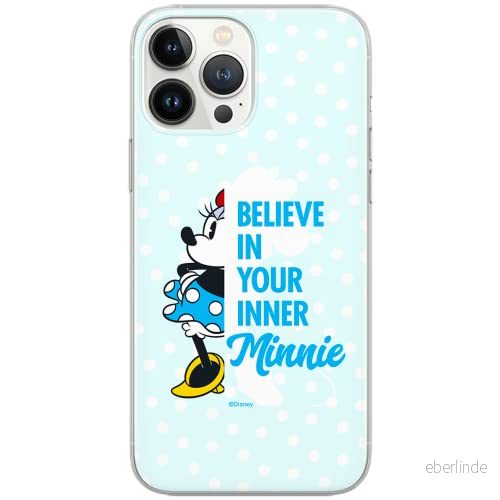 ERT GROUP mobiltelefonfodral för Apple Iphone 6/6S originalt och officiellt licensierat Disney mönster Minnie 047 Vit optimalt anpassad till formen på mobiltelefonen, fodral tillverkad av TPU plast 5902980565027