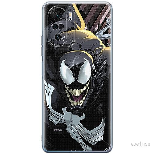 ERT GROUP mobiltelefonfodral för Xiaomi MI 11i/ REDMI K40/K40 PRO/POCO F3/ F3 PRO originalt och officiellt licensierat Marvel mönster Venom 002, fodral tillverkad av TPU plast 5905511892616