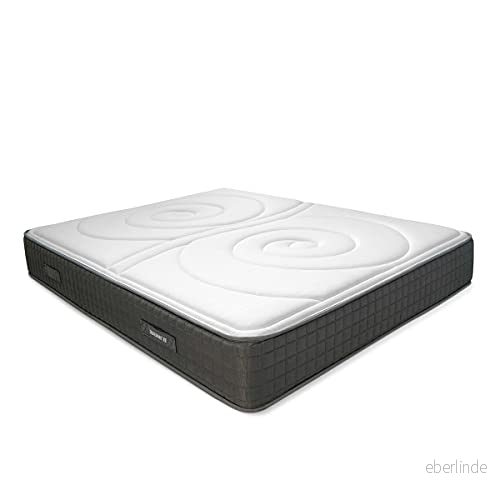 Duérmete Online Duo Vändbar viskoelastisk madrass, höjd 25cm, Visco på båda sidor, Mysig stoppning, Biogel, Vit, 160x190 8445355037042