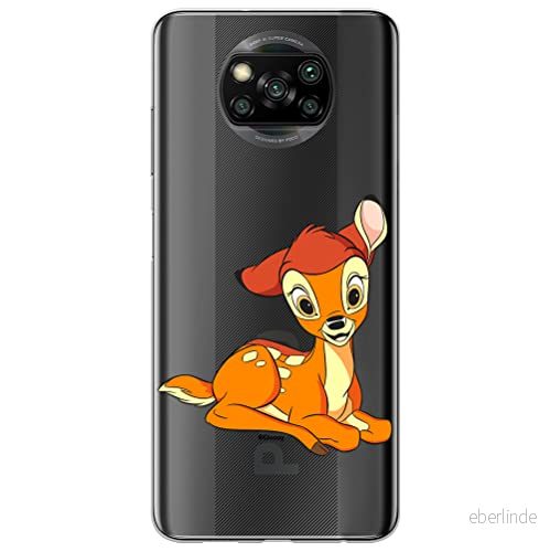 ERT GROUP mobiltelefonfodral för Xiaomi POCOPHONE X3 originalt och officiellt licensierat Disney mönster Bambi 016 optimalt anpassad till formen på mobiltelefonen, gedeeltelijk transparant 5905131166227