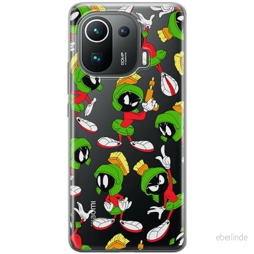 ERT GROUP mobiltelefonfodral för Xiaomi MI 11 PRO originalt och officiellt licensierat Looney Tunes mönster Marvin 004 optimalt anpassad till formen på mobiltelefonen, gedeeltelijk transparant 5905511636487