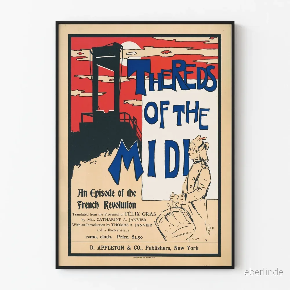 Vintageposter The Reds of the Midi – Historisk retro väggdekoration Vintageposter The Reds of the Midi – Historisk retro väggdekoration