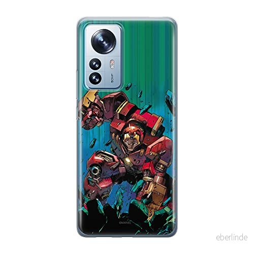 ERT GROUP mobiltelefonfodral för Xiaomi 12 / 12X originalt och officiellt licensierat Marvel mönster Iron Man 018 optimalt anpassad till formen på mobiltelefonen, fodral tillverkad av TPU plast 5905511461515