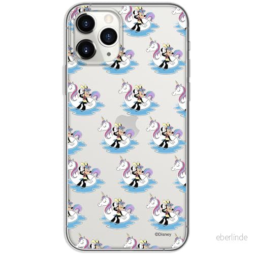 ERT GROUP mobiltelefonfodral för Apple Iphone 11 PRO originalt och officiellt licensierat Disney mönster Minnie 030 Vit optimalt anpassad till formen på mobiltelefonen, gedeeltelijk transparant 5902980815955
