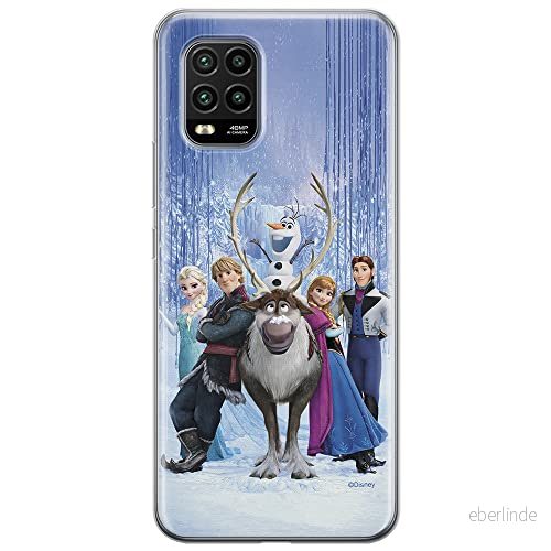 ERT GROUP mobiltelefonfodral för Xiaomi MI 10 LITE originalt och officiellt licensierat Disney mönster Frozen 001 optimalt anpassad till formen på mobiltelefonen, fodral tillverkad av TPU plast 5903537143408