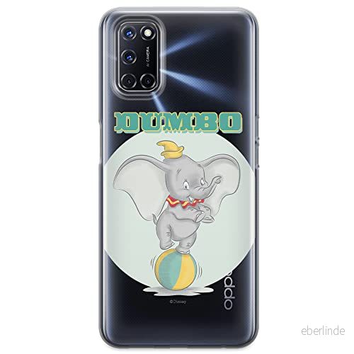 ERT GROUP mobiltelefonfodral för Oppo A92/ A72/ A52 originalt och officiellt licensierat Disney mönster Dumbo 006 optimalt anpassad till formen på mobiltelefonen, gedeeltelijk transparant 5903040198285