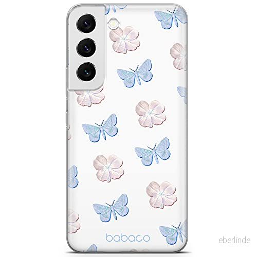 ERT GROUP mobiltelefonfodral för Samsung S22 PLUS originalt och officiellt licensierat Babaco mönster Flowers 043 optimalt anpassad till formen på mobiltelefonen, fodral tillverkad av TPU plast 5905131322968