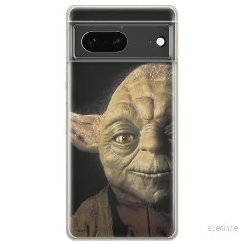 ERT GROUP mobiltelefonfodral för Google PIXEL 7 originalt och officiellt licensierat Star Wars mönster Yoda 004 optimalt anpassad till formen på mobiltelefonen, fodral tillverkad av TPU plast 5905795159016