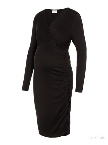 MAMALICIOUS MLPILAR TESS LS JRS ABK Dress 2F A. NOOS klänning, svart, L, L 5715320266351