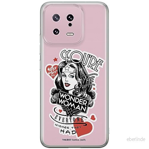 ERT GROUP mobiltelefonfodral för Xiaomi 13 originalt och officiellt licensierat DC mönster Wonder Woman 014 optimalt anpassad till formen på mobiltelefonen, fodral tillverkad av TPU plast 5905511912901