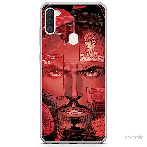 ERT GROUP mobiltelefonfodral för Samsung A03S originalt och officiellt licensierat Marvel mönster Iron Man 016 optimalt anpassad till formen på mobiltelefonen, fodral tillverkad av TPU plast 5904805000850