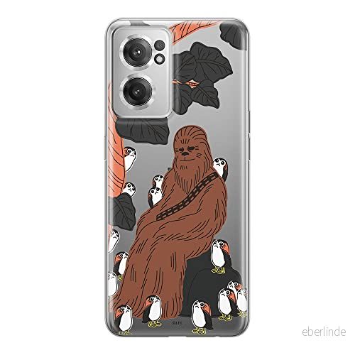 ERT GROUP mobiltelefonfodral för Oneplus NORD CE 2 originalt och officiellt licensierat Star Wars mönster Chewbacca 006 optimalt anpassad till formen på mobiltelefonen, gedeeltelijk transparant 5905511286378