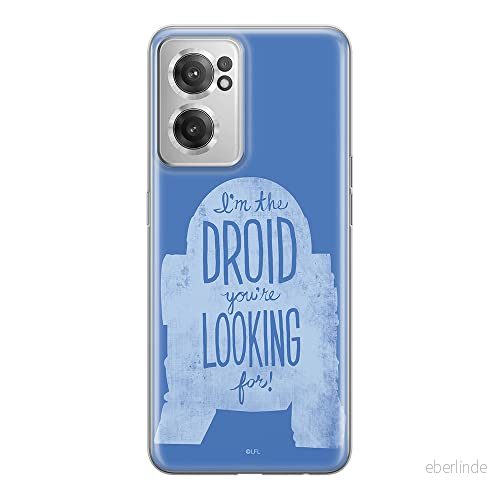 ERT GROUP mobiltelefonfodral för Oneplus NORD CE 2 originalt och officiellt licensierat Star Wars mönster R2D2 006 optimalt anpassad till formen på mobiltelefonen, fodral tillverkad av TPU plast 5905511289089