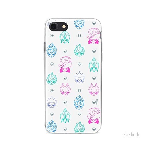 ERT GROUP mobiltelefonfodral för Iphone 7/8/ SE 2/ 3 originalt och officiellt licensierat Disney mönster Villains 006 anpassad till formen på mobiltelefonen, fodral tillverkad av TPU plast 5905131382795