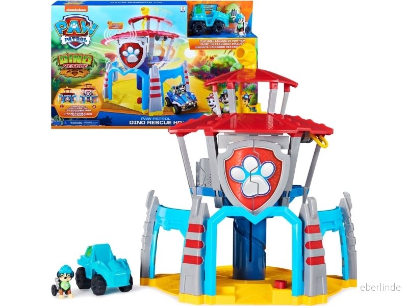PAW Patrol PYS Dino Rescue HQ INTL GML, bil, 3 år, LR44, flerfärgad 778988319994