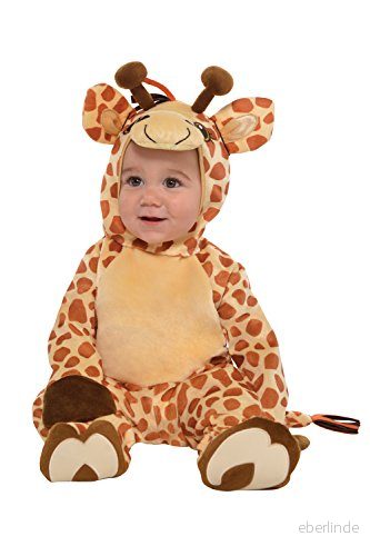 amscan 9902076 babygiraffkostym med avtagbar huvtröja ålder 0 6 månader 1 st 13051738389