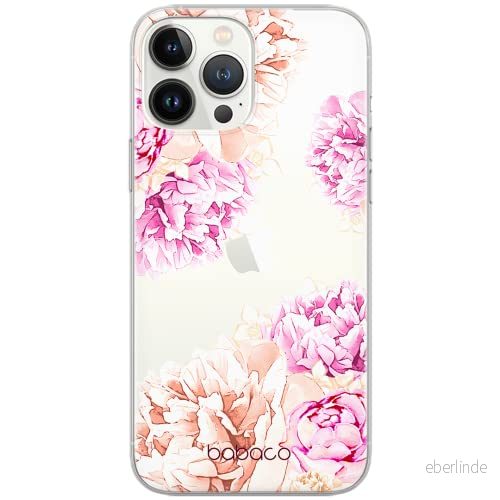 ERT GROUP mobiltelefonfodral för Apple Iphone 6/6S originalt och officiellt licensierat Babaco mönster Flowers 001 Vit optimalt anpassad till formen på mobiltelefonen, gedeeltelijk transparant 5903040278314
