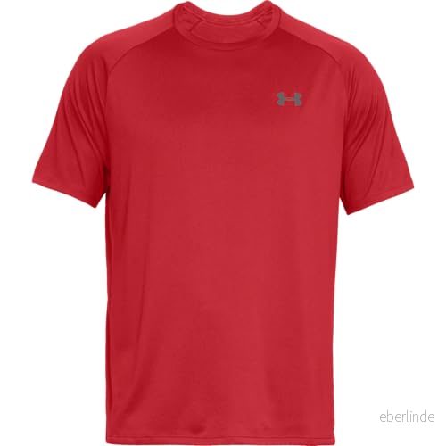 Under Armour Herr Tech 2.0 kortärmad lätt och andningsbar sport-T-shirt, gymkläder med anti-lukt-teknik (paket 1) 192006319412