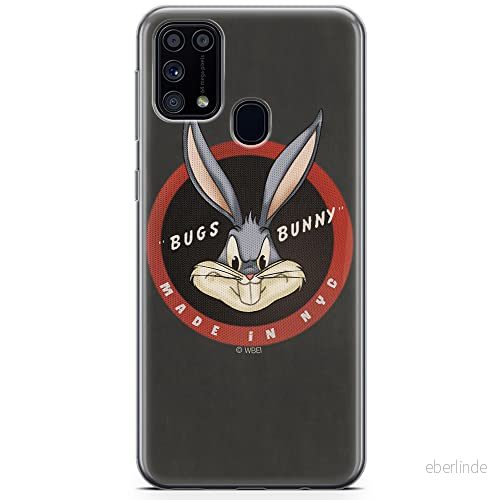 ERT GROUP mobiltelefonfodral för Samsung M31 originalt och officiellt licensierat Looney Tunes mönster Bugs 006 optimalt anpassad till formen på mobiltelefonen, fodral tillverkad av TPU plast 5904805478413