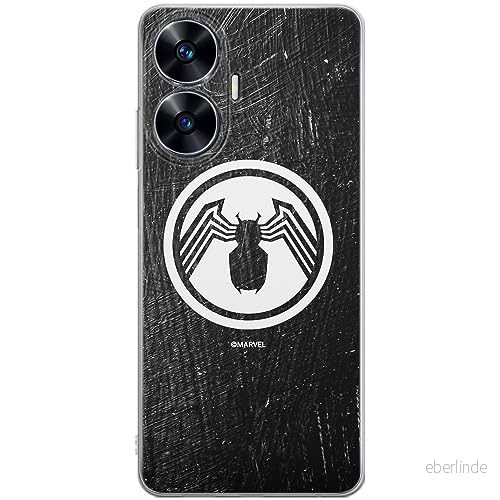 ERT GROUP mobiltelefonfodral för Realme C55 originalt och officiellt licensierat Marvel mönster Venom 001 optimalt anpassad till formen på mobiltelefonen, fodral tillverkad av TPU plast 5905511859497
