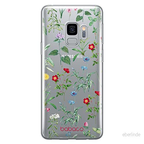 ERT GROUP mobiltelefonfodral för Samsung S9 originalt och officiellt licensierat Babaco mönster Flowers 042 optimalt anpassad till formen på mobiltelefonen, gedeeltelijk transparant 5905131317018