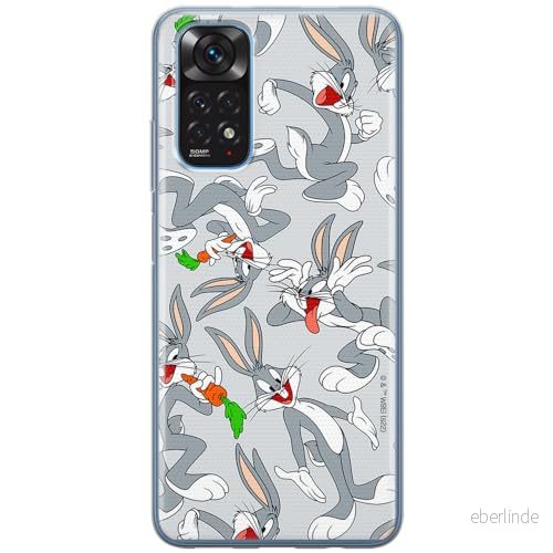 ERT GROUP mobiltelefonfodral för Xiaomi REDMI NOTE 11/11s 5G/11t 5g/POCO M4 PRO 5G originalt och officiellt licensierat Looney Tunes mönster Bugs 013, fodral tillverkad av TPU plast 5905511658847