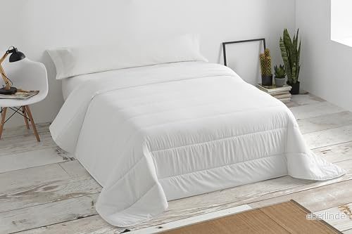 Degrees Home Calid Täcke säng 90/80 cm Nordisk 90 fyllning Vår och Sommar Fiber 270 g/m2 155 x 220 Vit 8432456221012