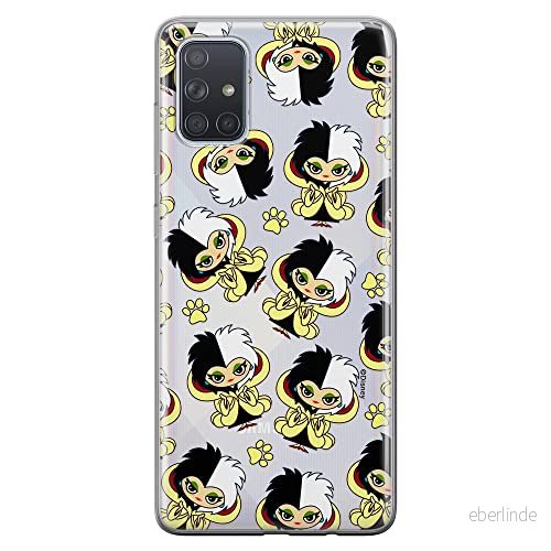 ERT GROUP mobiltelefonfodral för Samsung A71 originalt och officiellt licensierat Disney mönster Cruella 007 optimalt anpassad till formen på mobiltelefonen, gedeeltelijk transparant 5905131491183